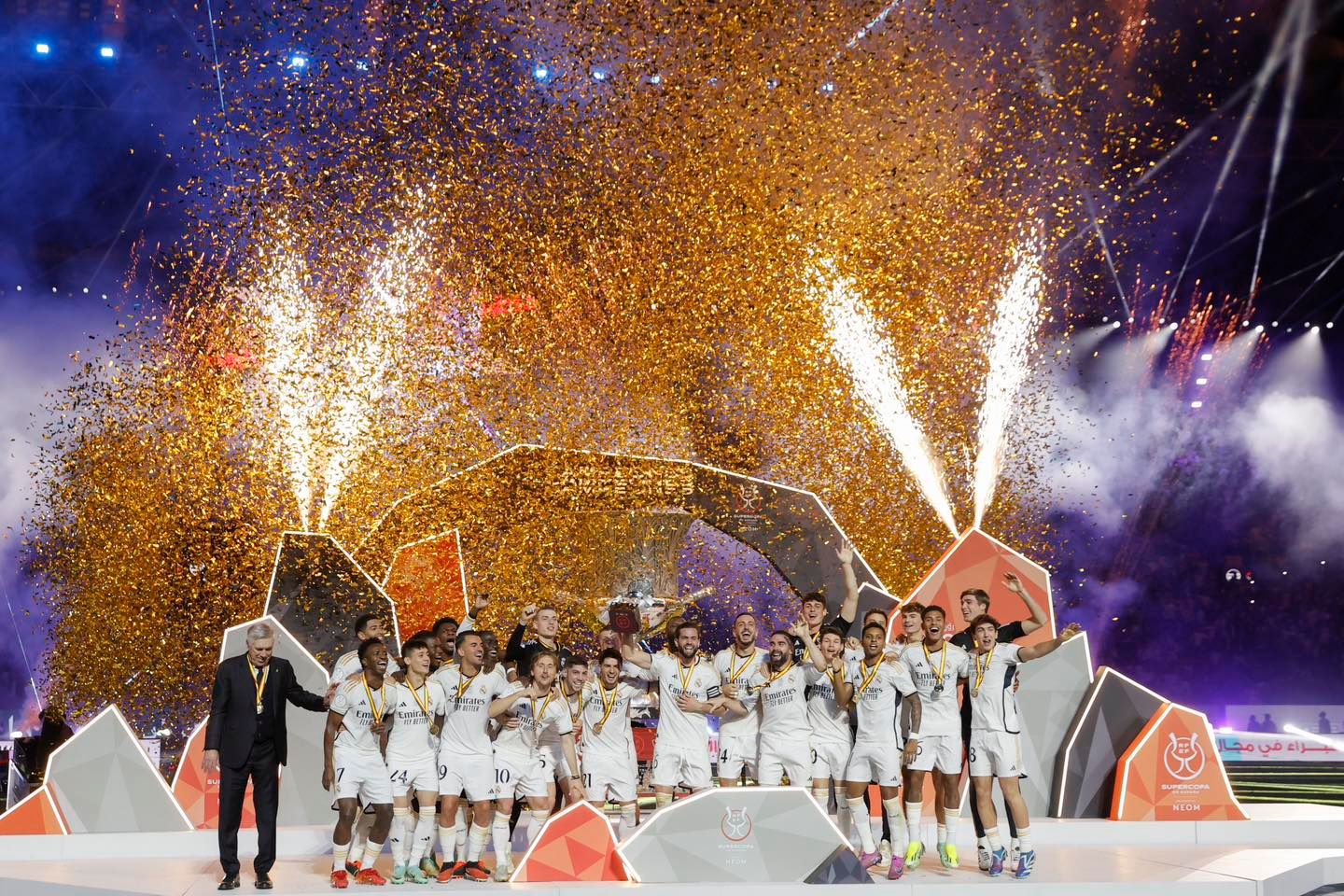 Real Madrid goleó 4-1 al Barcelona y es campeón de la Supercopa de España 2024