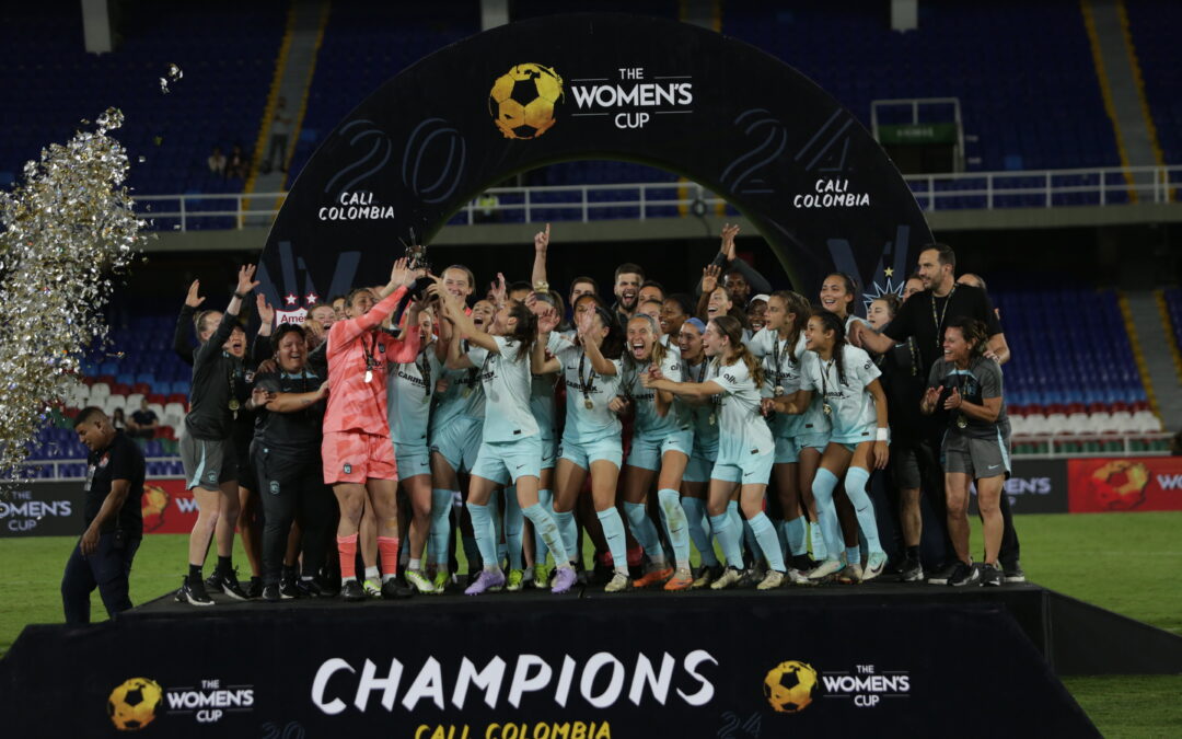 El equipo de EE.UU. Gotham FC, campeón del torneo de fútbol femenino internacional The Women’s Cup
