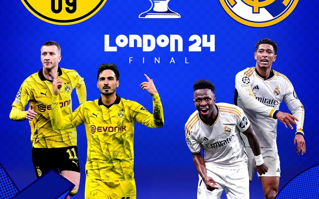 Borussia Dortmund y Real Madrid, listos para la gran final de la UEFA Champions League 2023/2024