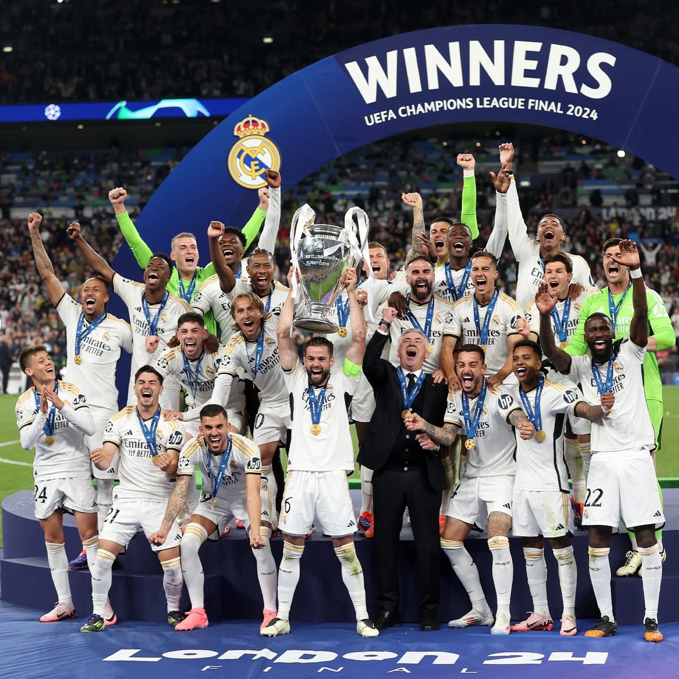 Con goles de Carvajal y Vinícius Jr., Real Madrid venció a Dortmund y consiguió su decimoquinta Champions League