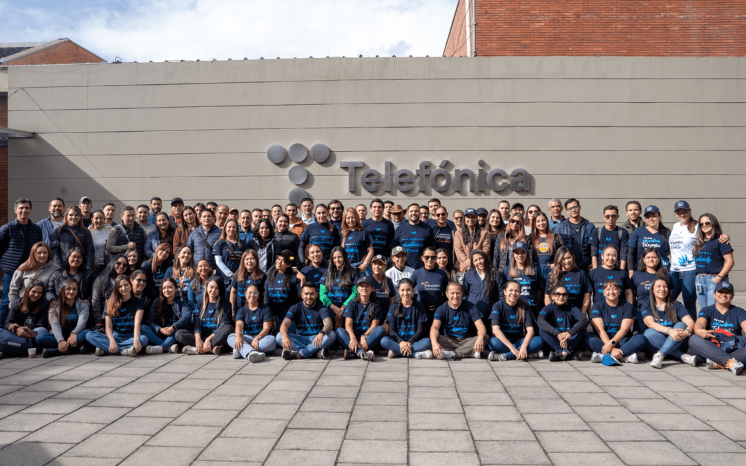 22.386 personas beneficiadas en Colombia durante el Día Internacional del Voluntario Telefónica
