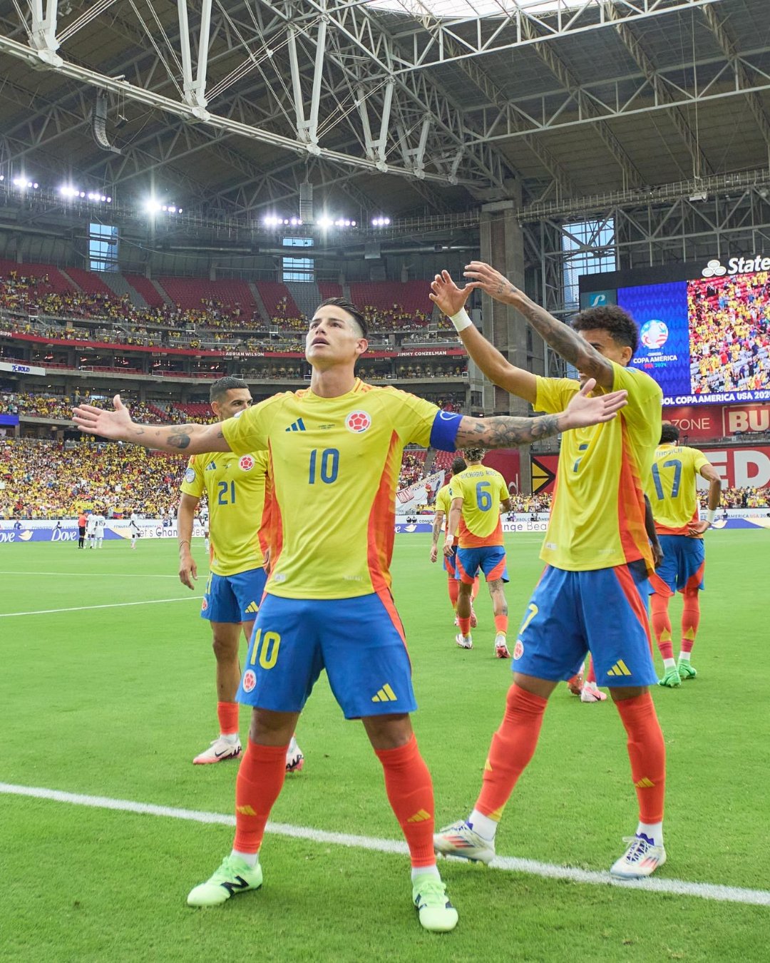 Colombia en semifinales de Copa América: Apabulló y goleó 5-0 a Panamá