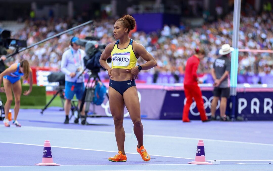 Valeria Araújo debutó en el heptatlón de París 2024