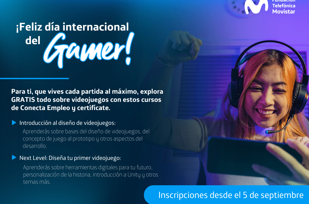 Movistar celebra el Día Internacional del Gamer con un torneo y cursos gratis