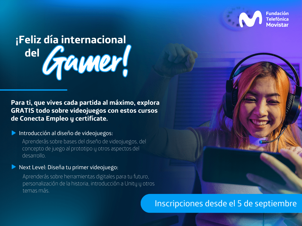 Movistar celebra el Día Internacional del Gamer con un torneo y cursos gratis