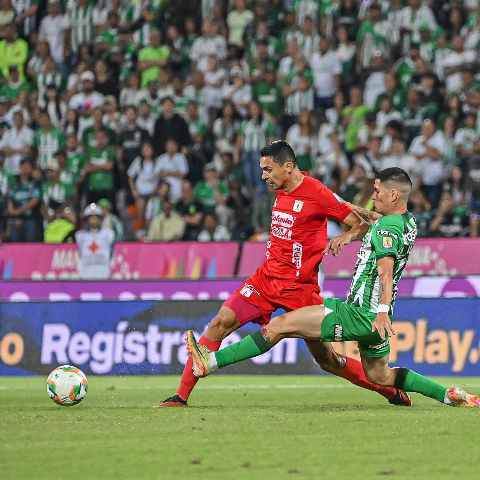 Nacional superó 3-1 al América y se quedó con el clásico en la final de ida de Copa Colombia