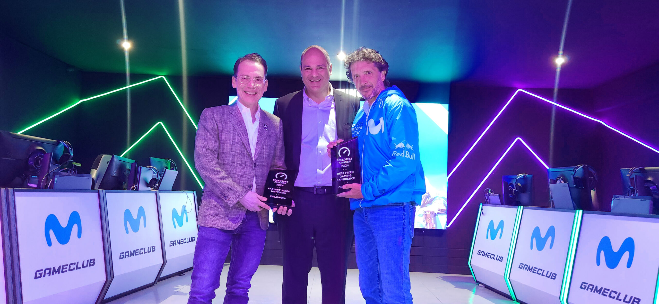 Ookla entrega premio a Movistar por ser el mejor internet fijo para gamers en Colombia