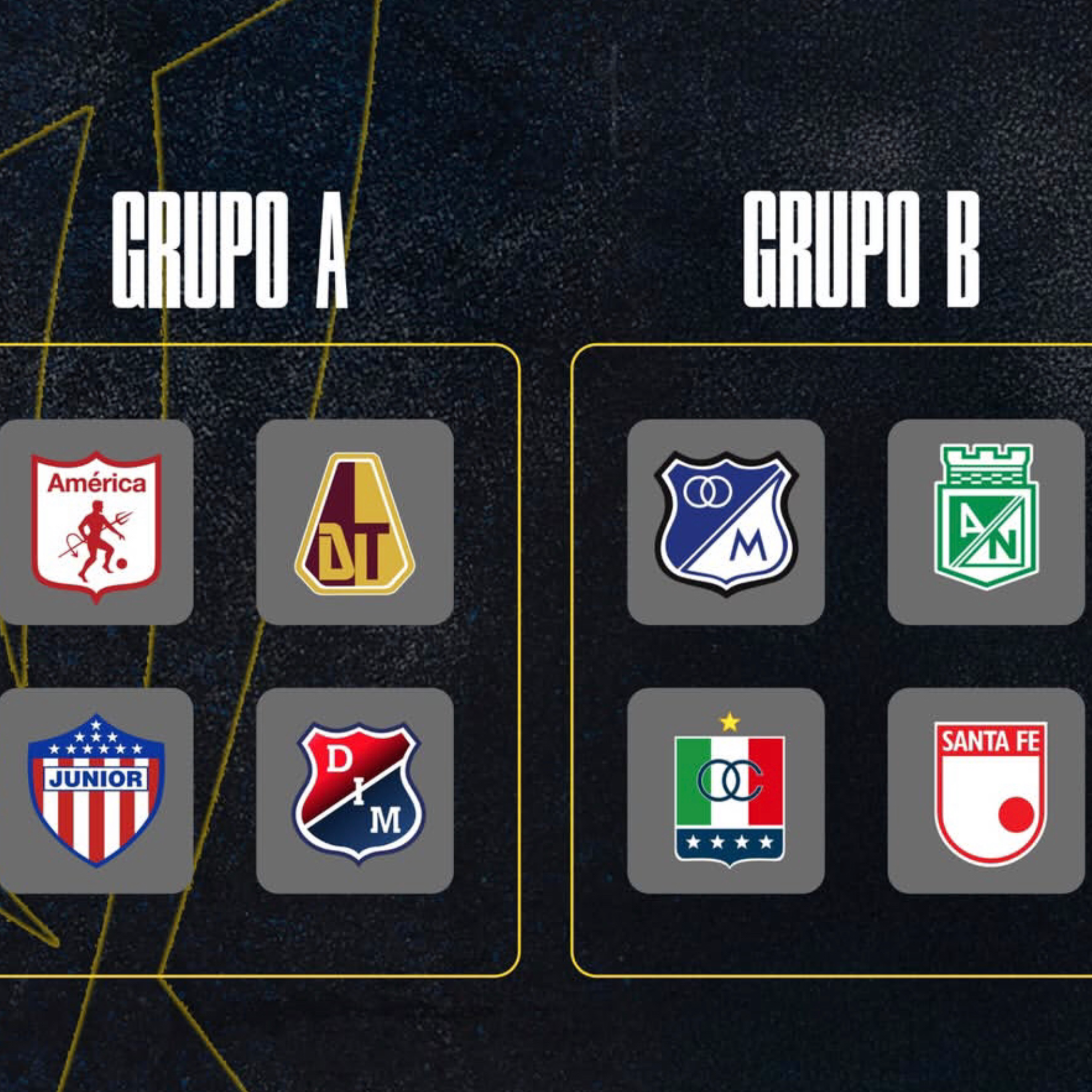 ¡Todo listo para la fiesta del fútbol colombiano! Definidos los cuadrangulares de la Liga BetPlay 2025-I