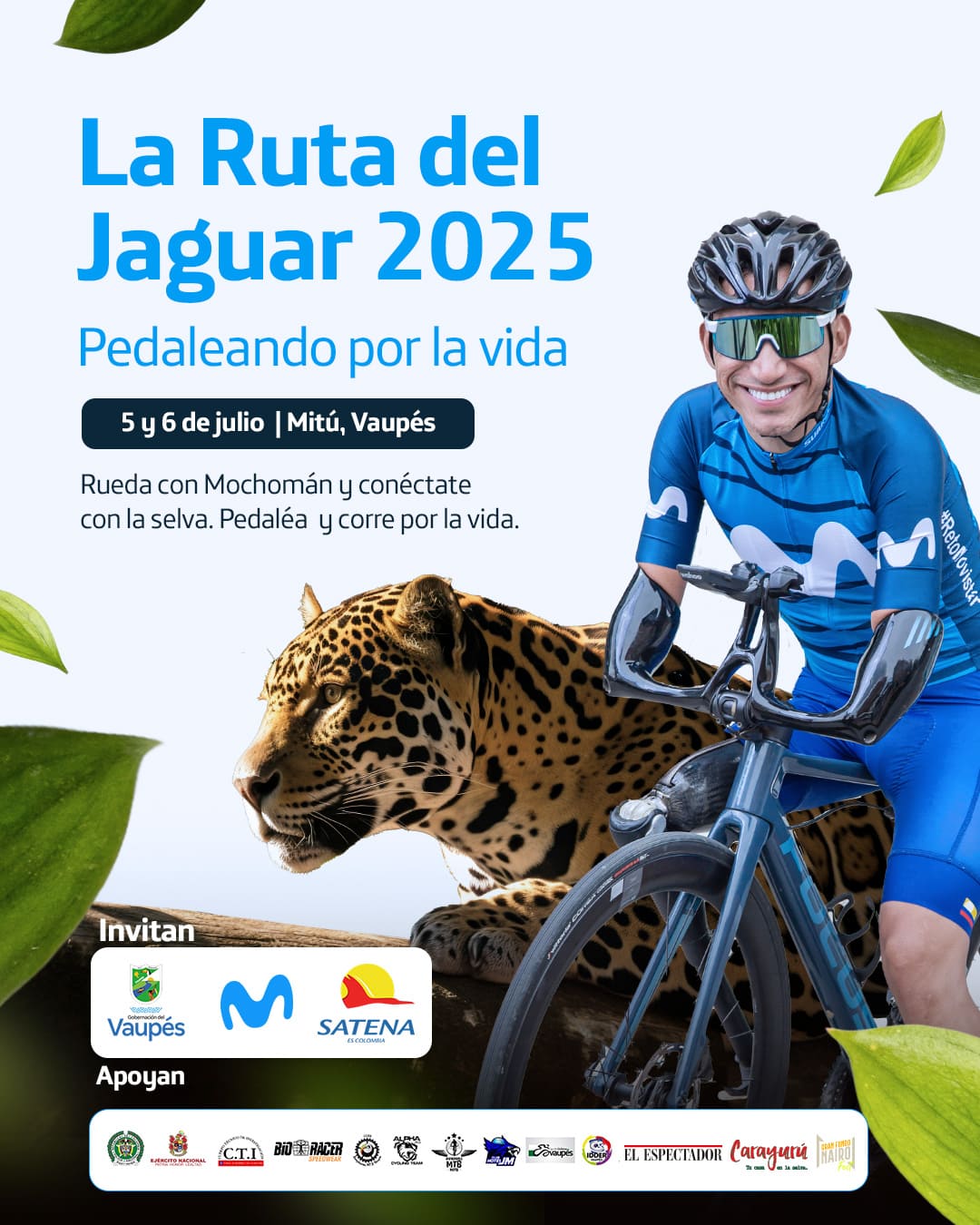 La Ruta del Jaguar, correr y pedalear por la vida de los jóvenes del Mitú