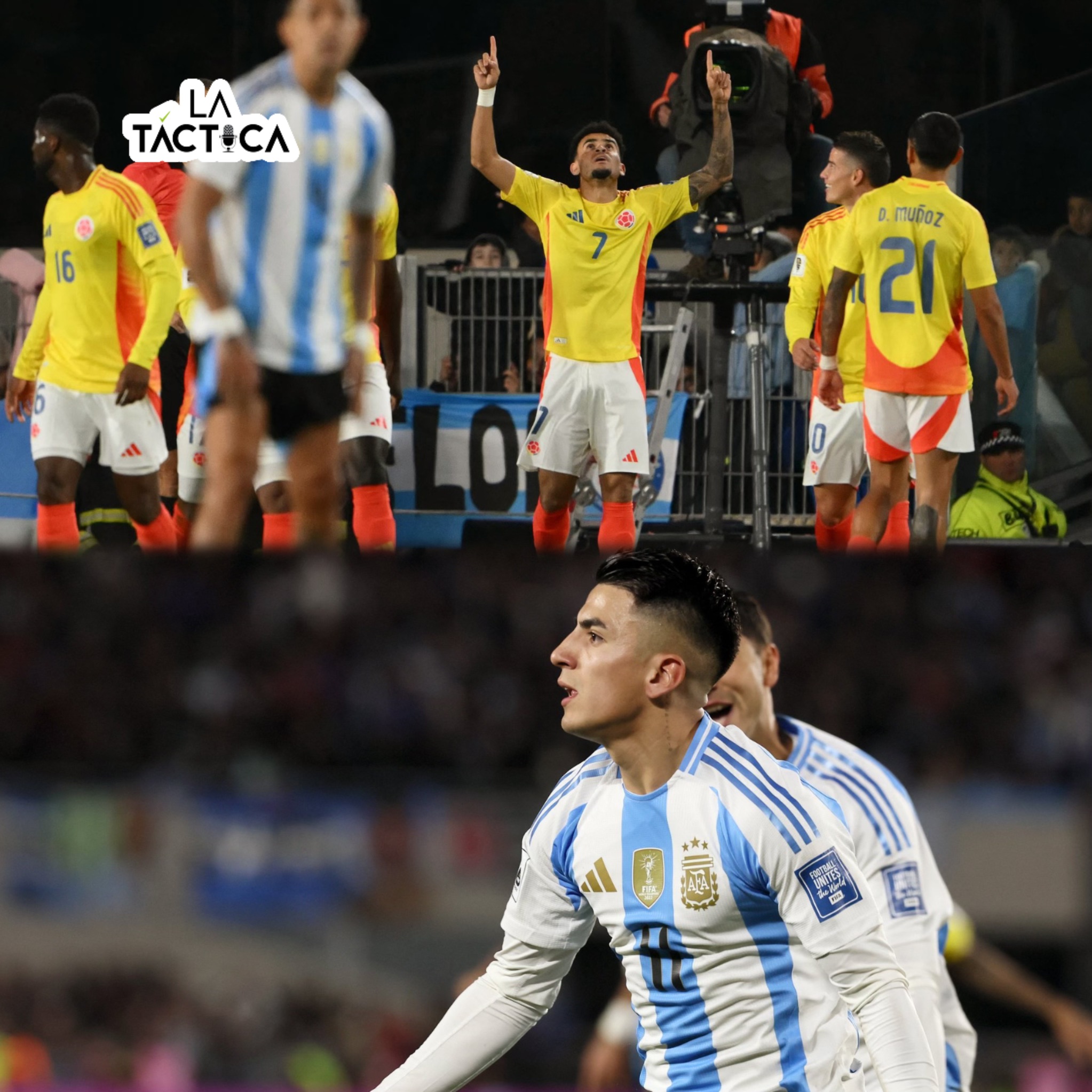 Mejoría futbolística que no alcanzó: así fue el empate 1-1 entre Colombia y Argentina en Buenos Aires