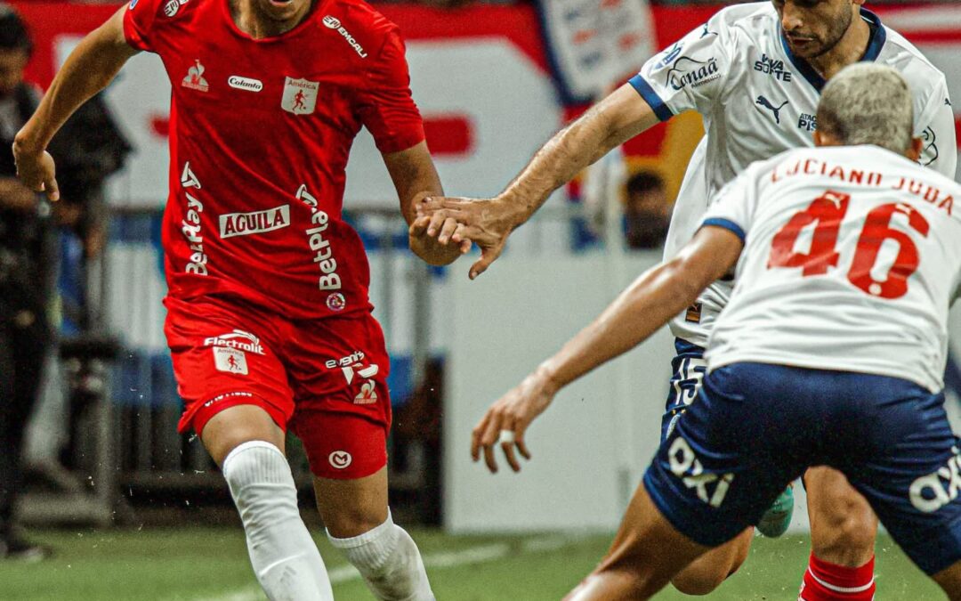 América rescató un punto ante Bahía y todo se definirá en el Pascual Guerrero