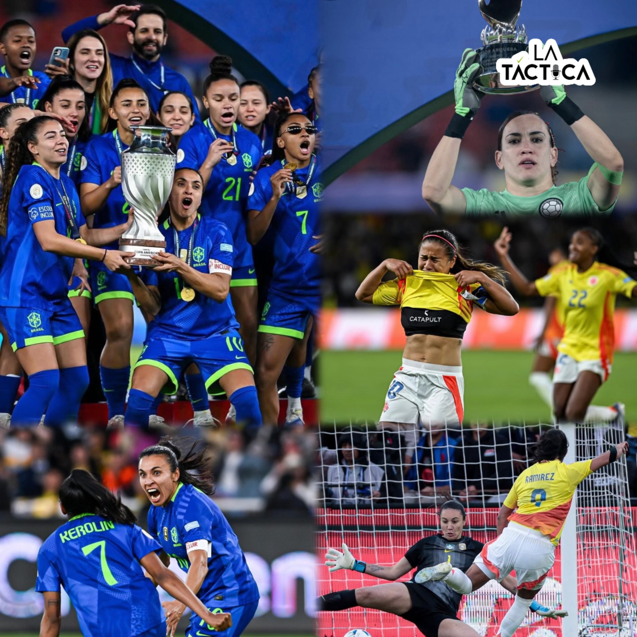Una vez más, se escapa el título: Colombia perdió ante Brasil en la final de Copa América Femenina