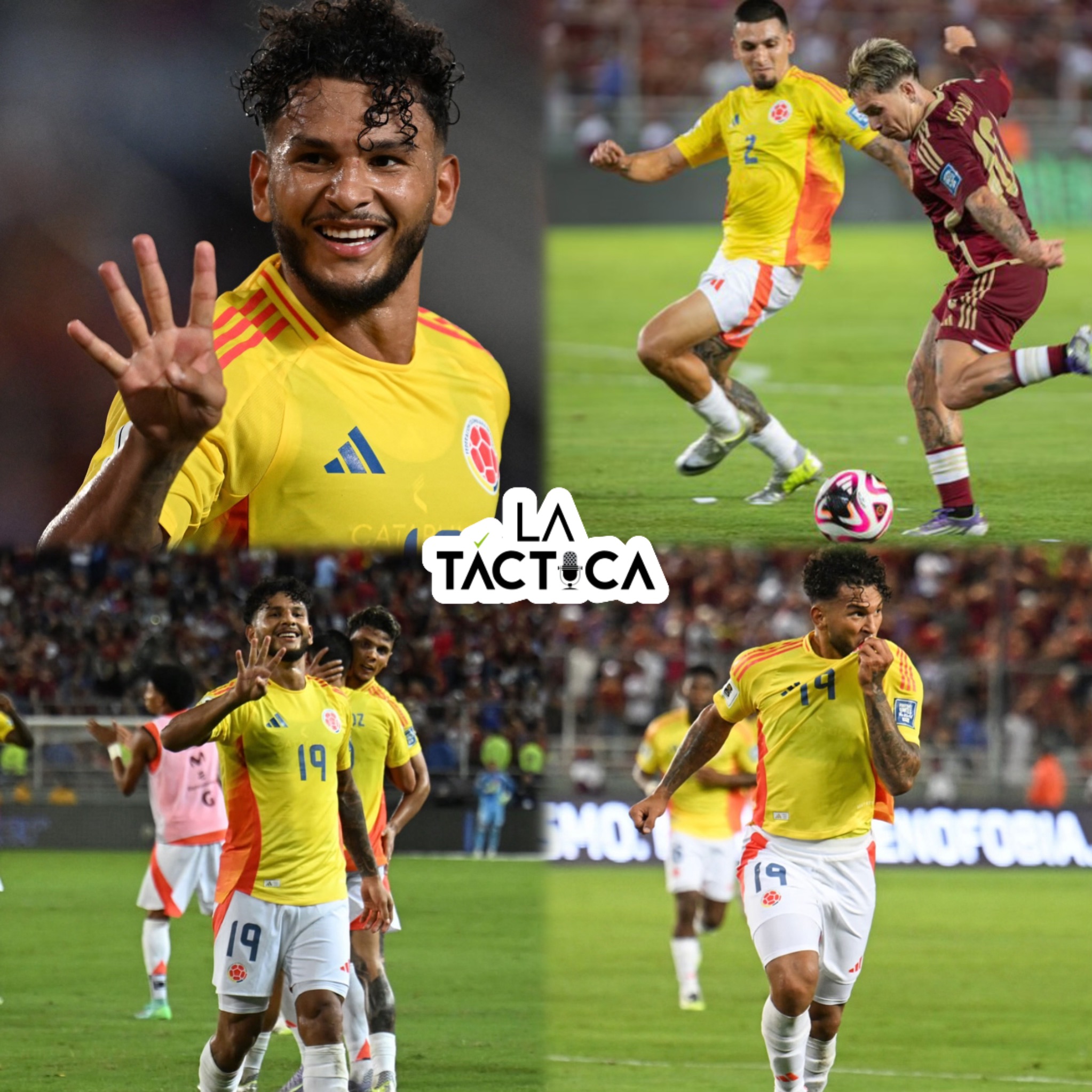 Con póker de Suárez, Colombia goleó 6-3 a Venezuela y finalizó tercero rumbo al Mundial 2026