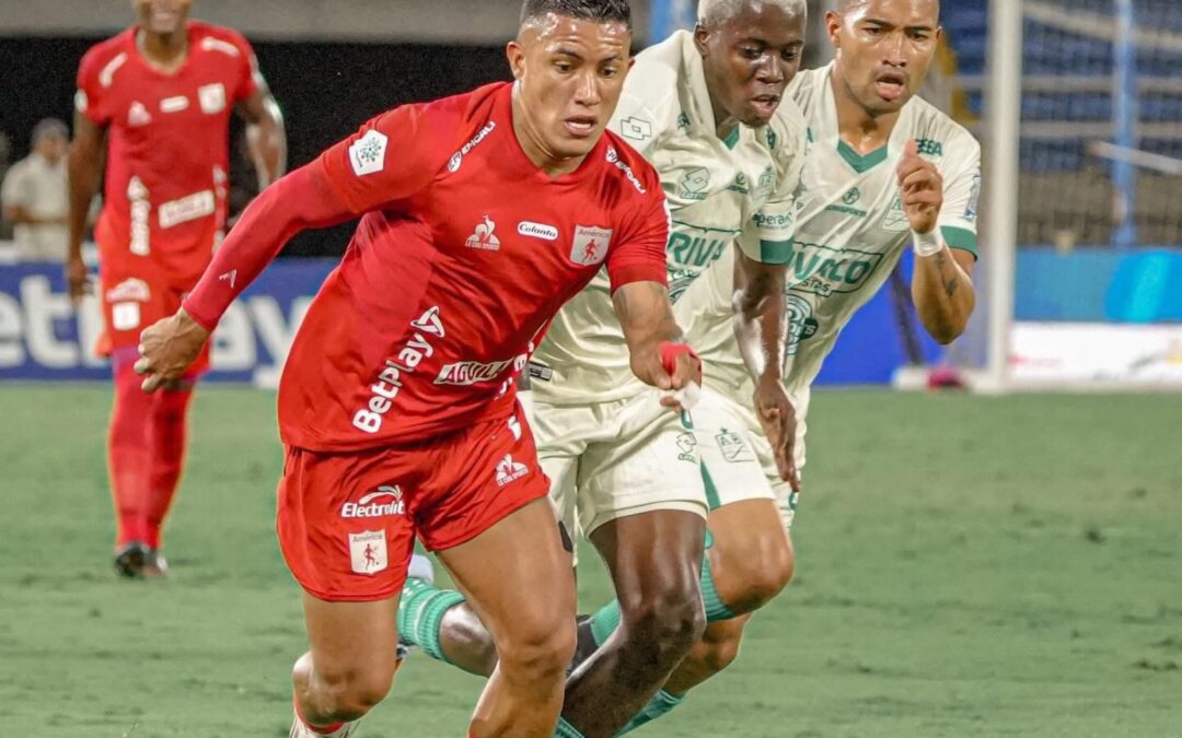 América se hunde en el fondo: empató sin goles con el nuevo líder Bucaramanga