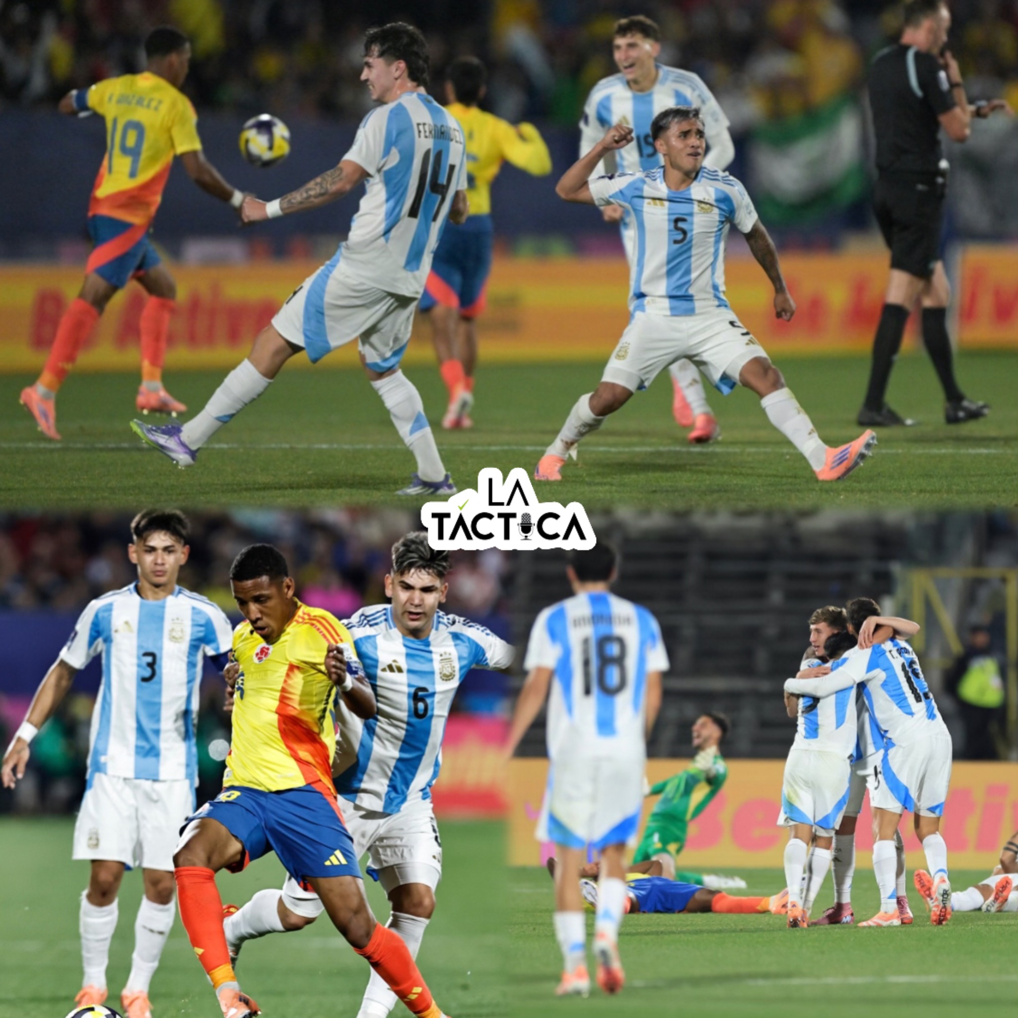 La ilusión se apagó en Santiago: Colombia Sub-20 cayó 1-0 ante Argentina y se despide del sueño mundialista