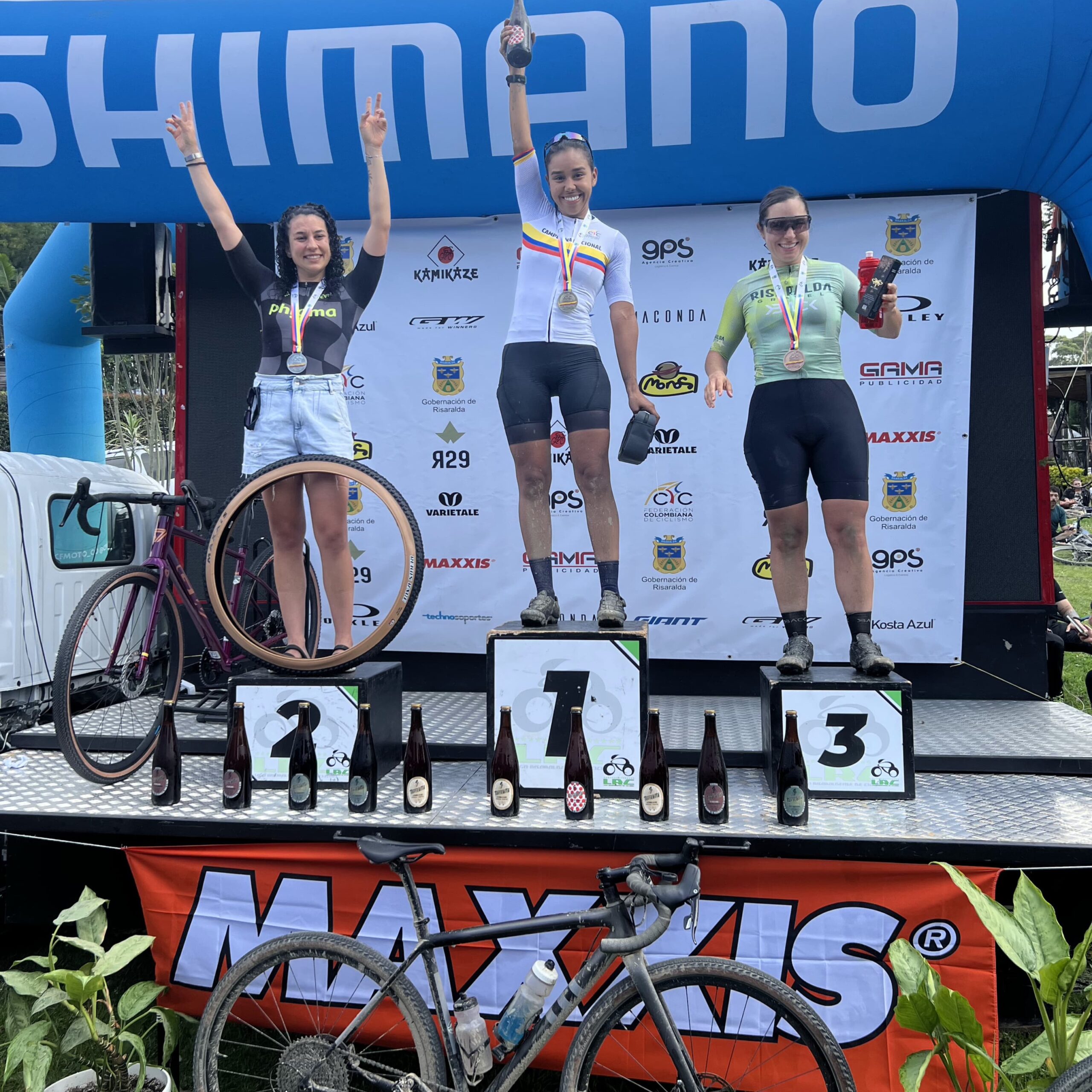 Valle del Cauca brilló en el campeonato nacional de gravel