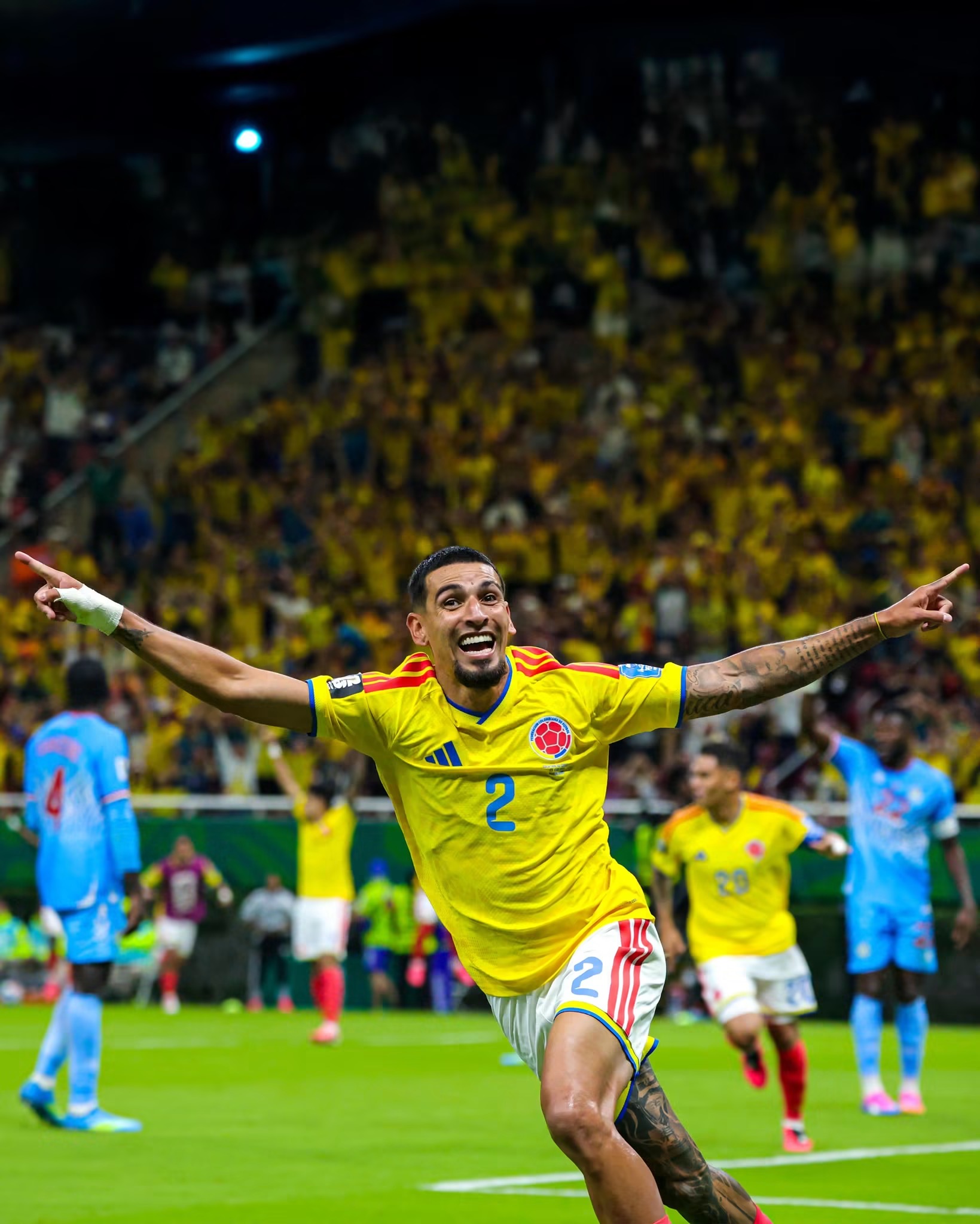En un duelo apretado, Colombia venció por la mínima a Congo y clasificó a 16vos de final del Mundial 2026