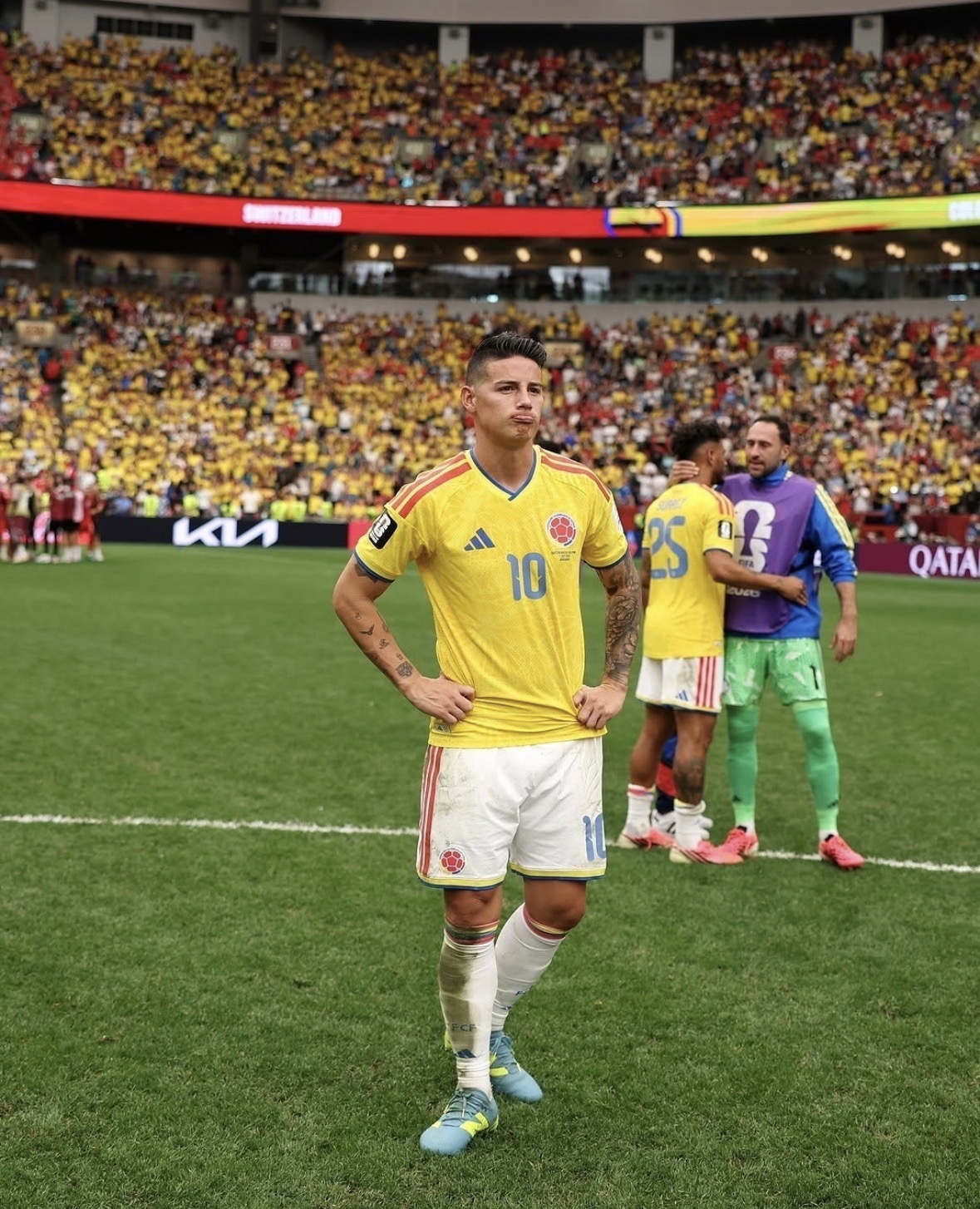 Colombia cayó 4-3 ante Suiza en los penales y quedó eliminado de la Copa del Mundo