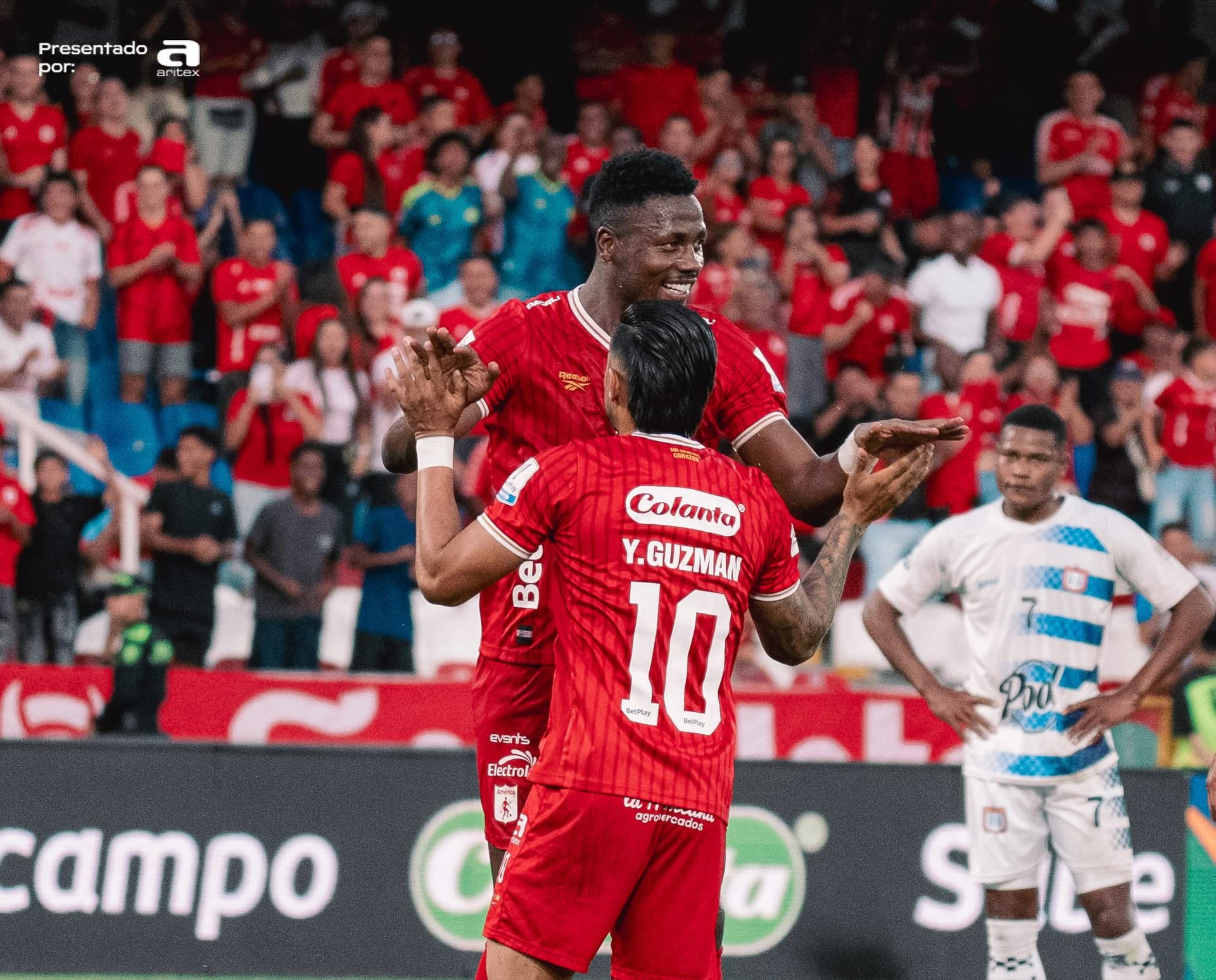 ¡Goleada histórica! América vapuleó 7-0 a Chicó por Liga con Guzmán como figura